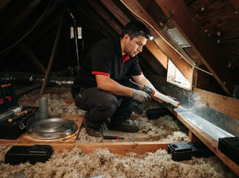 Roof Rat Attic Exclusion and Trapping in Tucson, AZ